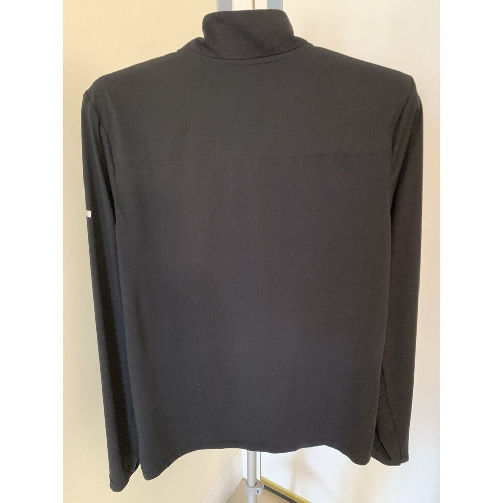 Tek Gear Men’s M Black 1/4 Zip Mock Neck Long Sleeve Activewear Pullover